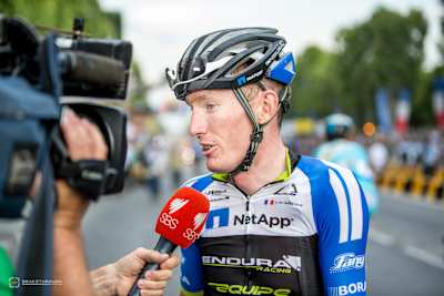 Zak Dempster in the NetApp - Endura jersey