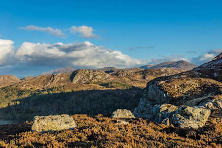 Fisherfield Forest contains the remotest Munros in all of Scotland