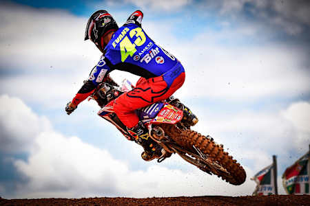 Mitch Evans en acción, MXGP 2019