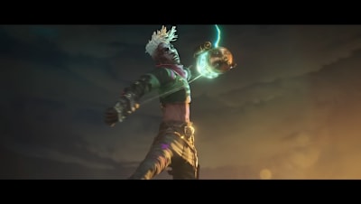 League of Legends character Ekko from Netflix series Arcane.  