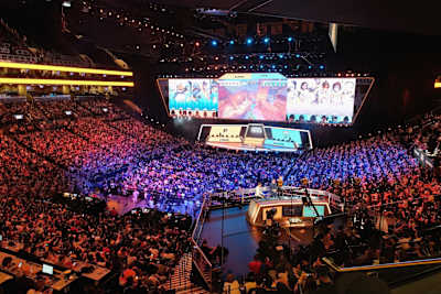 A photo of the Overwatch League finals.
