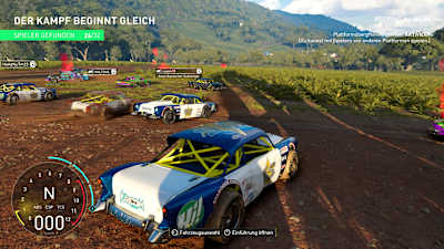 Screenshot from The Crew Motorfest shows the lobby of the Demolition Derby online mode. 