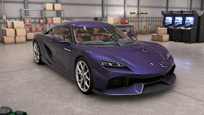 A screenshot of the Koenigsegg Gemera in Forza Horizon 6.