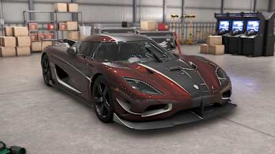 A screenshot of the Koenigsegg Agera RS in Forza Horizon 6.