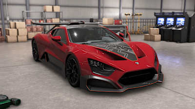 A screenshot of the Zenvo TSR-S in Forza Horizon 6.