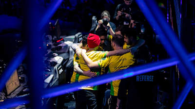 A photo of MIBR during the IEM Katowice Major