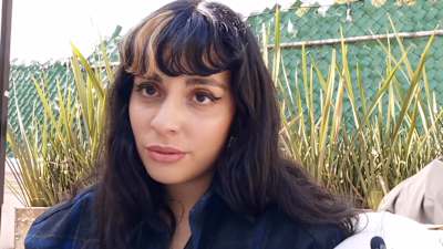 Girl Ultra seen during the shooting of "Check Your DMS" in Mexico City, Mexico in 2020.