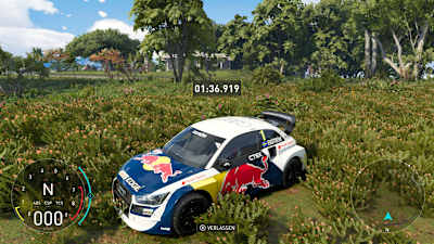 Screenshot zeigt den 2017 Audi S1 EKS RX Quattro in The Crew Motorfest.