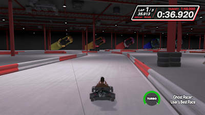 Evet, bir basketbol oyununda zamana karşı karting yarışı yapmak mümkün