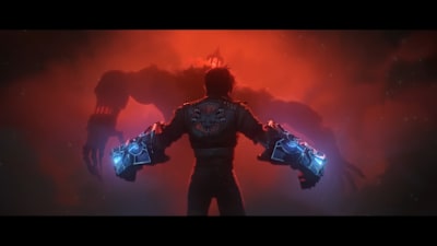 League of Legends character Warwick from Netflix series Arcane.   