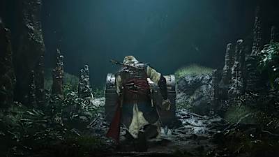 Edward Kenway opens a treasure chest in Assassin's Creed Black Flag Resynced.