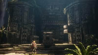 Edward Kenway tackles one of the Mayan stelae in Assassin's Creed Black Flag Resynced
