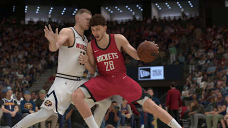 Nikola Jokić (97) ve Alperen Şengün (85) karşı karşıya