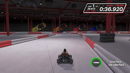 Evet, bir basketbol oyununda zamana karşı karting yarışı yapmak mümkün