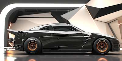 A screenshot of the Nissan GT-R Black Edition (R35) Forza Edition in Forza Horizon 6.