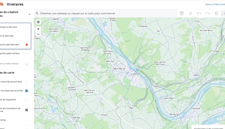 L'outil de création d'itinéraire pour le vélo de l'application Strava vous propose de maximiser ou de minimiser le denivelé mais aussi de privilégier les chemins ou les surfaces goudronnées.