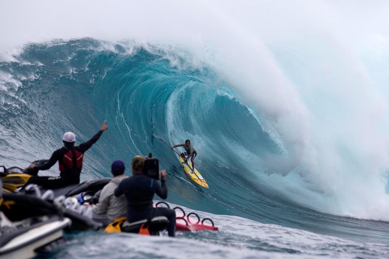 Foto de la semana Kai Lenny en Jaws