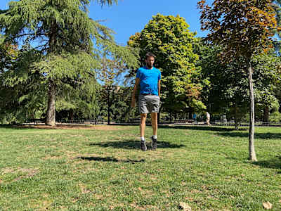 Salto vertical a pies juntos (y 3)