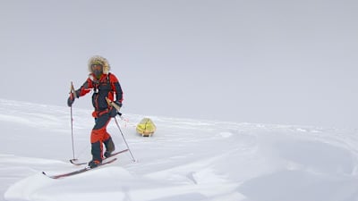 Antartica's landscape proved as much a mental challenge as a physical one