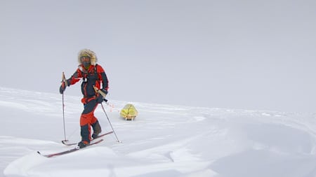 Antartica's landscape proved as much a mental challenge as a physical one