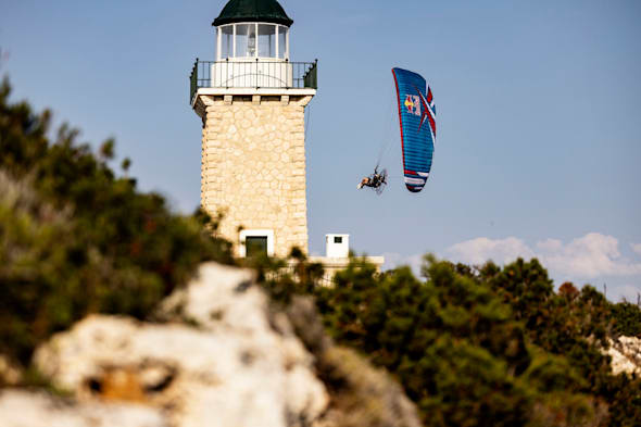 Δημήτρης Κολλιάκος στον Φάρο του Ηραίου, 20 Ιουνίου 2023.