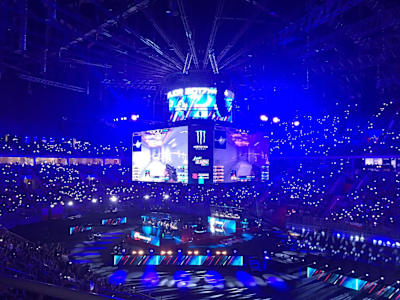 Die Fans beim Major machten ordentlich Stimmung Die Fans beim Major machten ordentlich Stimmung