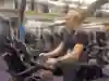 This was my first time on a training bike after the wipeout.