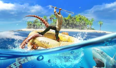 Dans le jeu de survie Stranded Deepv, ous vous écrasez en avion et vous vous retrouvez en mer sans rien.