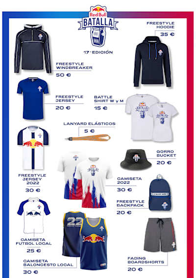 Merchandising Red Bull Batalla 2022