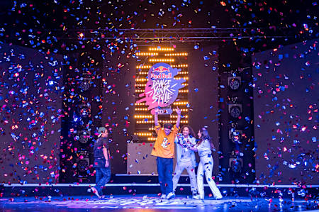 Hip-hop dancer NEPO performs at the Red Bull Dance Your Style India Finals