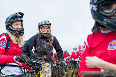 Female competitors at Red Bull Foxhunt in 2017.