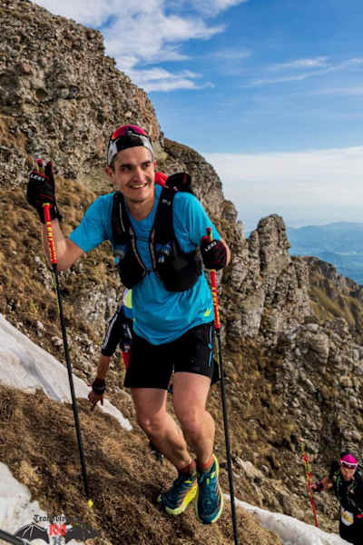 Ergo la Transylvania100k (2022), finalul urcării pe Hornuri, km 15
