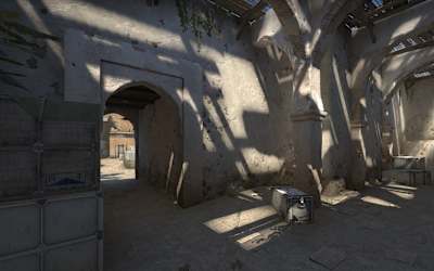 Imagen del túnel de B en Dust 2