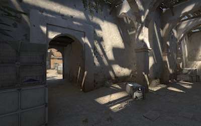 Imagen del túnel de B en Dust 2