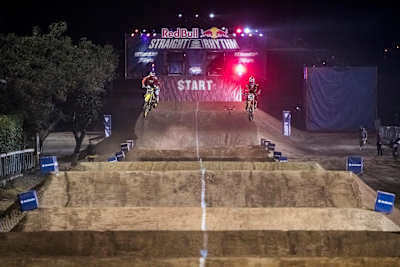 Josh Hansen and Marvin Musquin at Red Bull Straight Rhythm 2017.