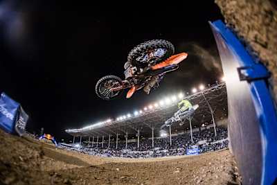 Sean Cantrell and Ryan Sipes at Red Bull Straight Rhythm 2017.