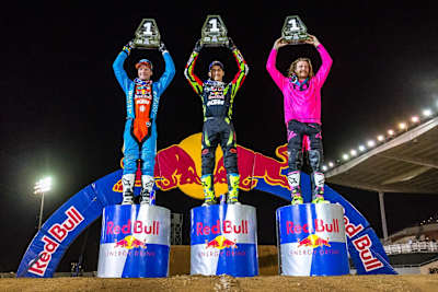 Shane McElrath, Marvin Musquin and Gared Steinke.