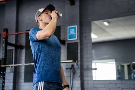 Focusing on the end goal helps keep Tom motivated during longer sessions