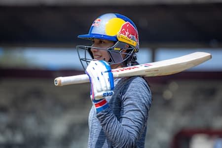 Indian opening batter Smriti Mandhana during the Cricket Challenge.