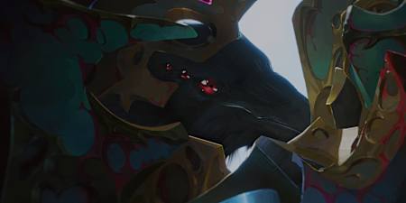 Imagen del cuervo de Swain en la serie de Netflix Arcane.