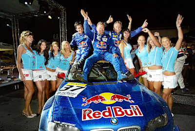 Wolff, Quester and Peter after the 6-hour race in Misano in 2005