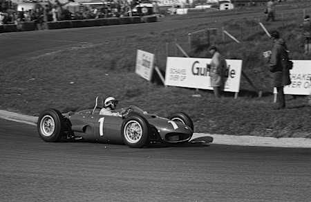 Phill Hill en el GP de Holanda de 1962, Ferrari 156, F1.