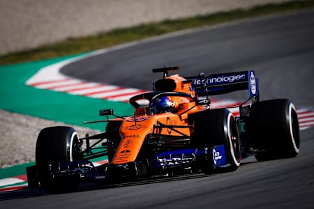 Carlos Sainz made the locals happy with a strong showing in McLaren's MCL34