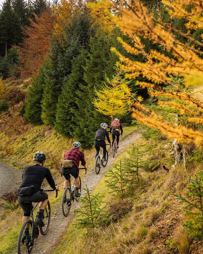 mountain bike riding