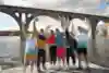 Winners and finalists of the Red Bull Creepers 2021 in Avila, Spain, on June 19, 2021.