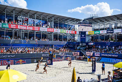 Red Bull Beach Arena am Heumarkt in Wien