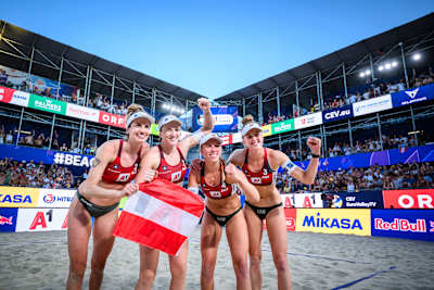 Österreichs Beach-Damen stehen im Halbfinale