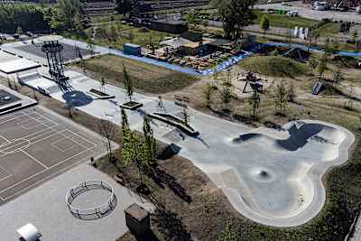 Het Urban Sports Park in Roosendaal