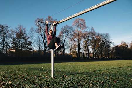 Man darf sich auch mal "hängen" lassen ; )