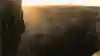 Jared Leto silhouetted as he rappels off taft point in Yosemite National Park, USA during the Great Wide Open video project.